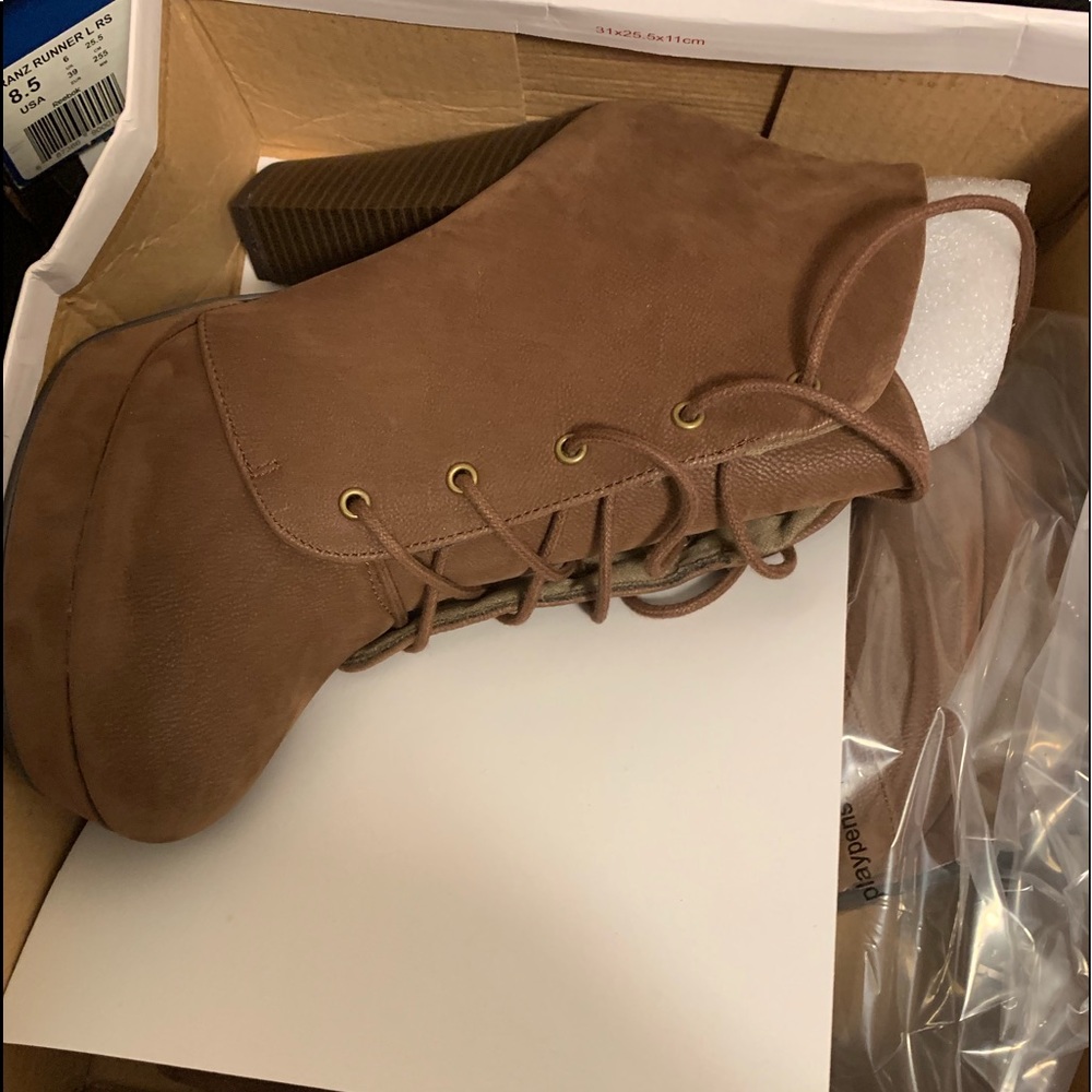Heeled Boots Brown